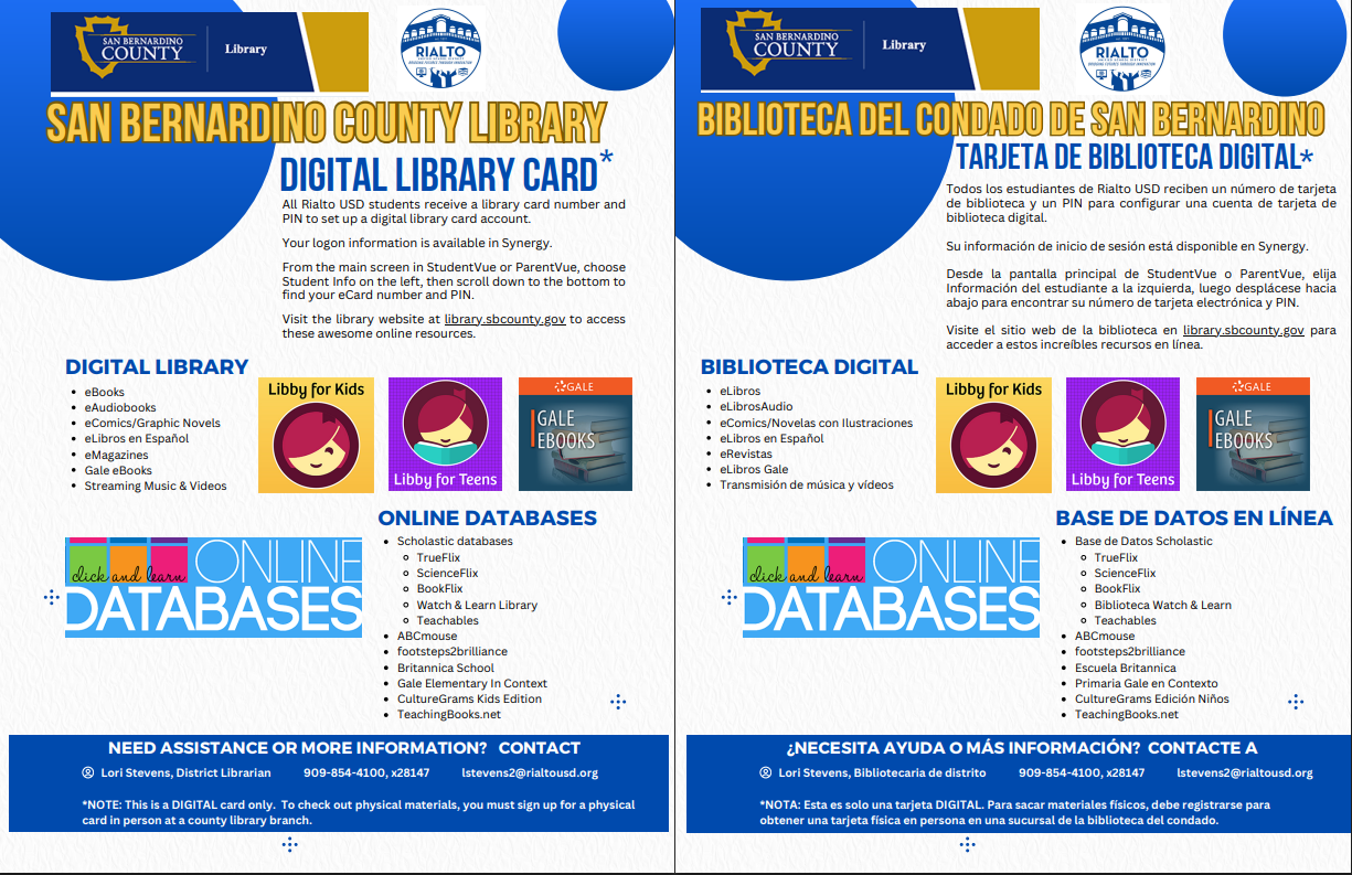 Online Library Card